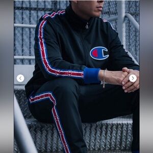 CHAMPION TRACKSUIT SET Men’s or Unisex Size XL Side Logo